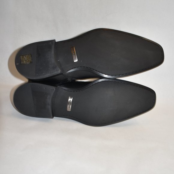 MAGNANNI Men's Jalen Square Toe Zip Boots Black Size 11.5 M 24202 - Picture 9 of 10